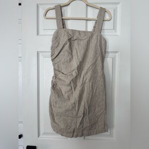 Abercrombie & Fitch Strapless Tan Dress